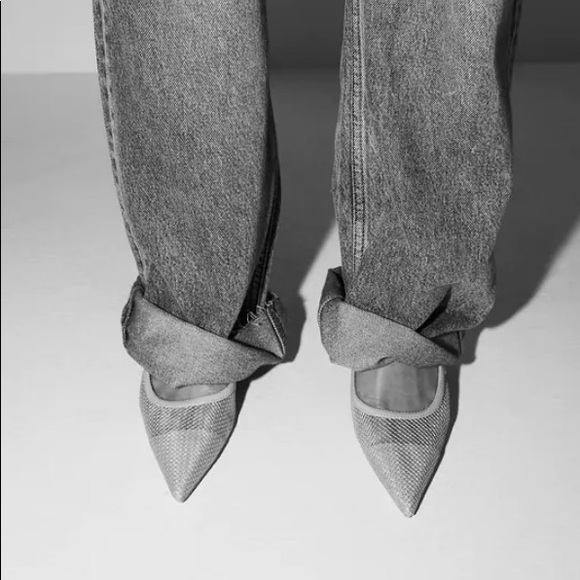 Zara Shoes - Zara Mesh Heels
